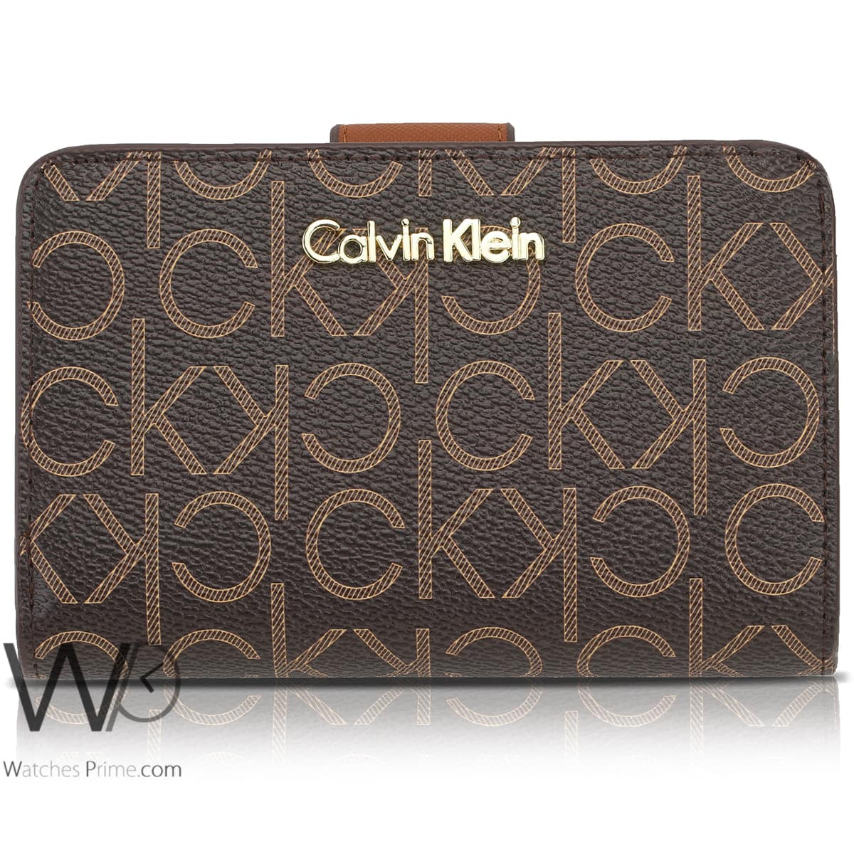 Draaien Verblinding Groot Calvin Klein CK Wallet Original Brown women | Watches Prime