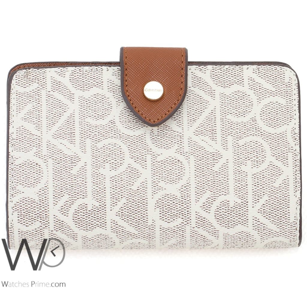 Calvin Klein Wallet Original White For Women | Watches Prime