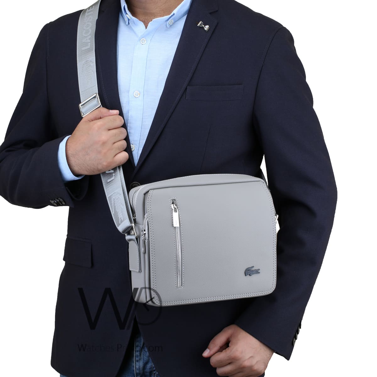 Lacoste Crossbody Mini Laptop Bag For Men | Watches Prime