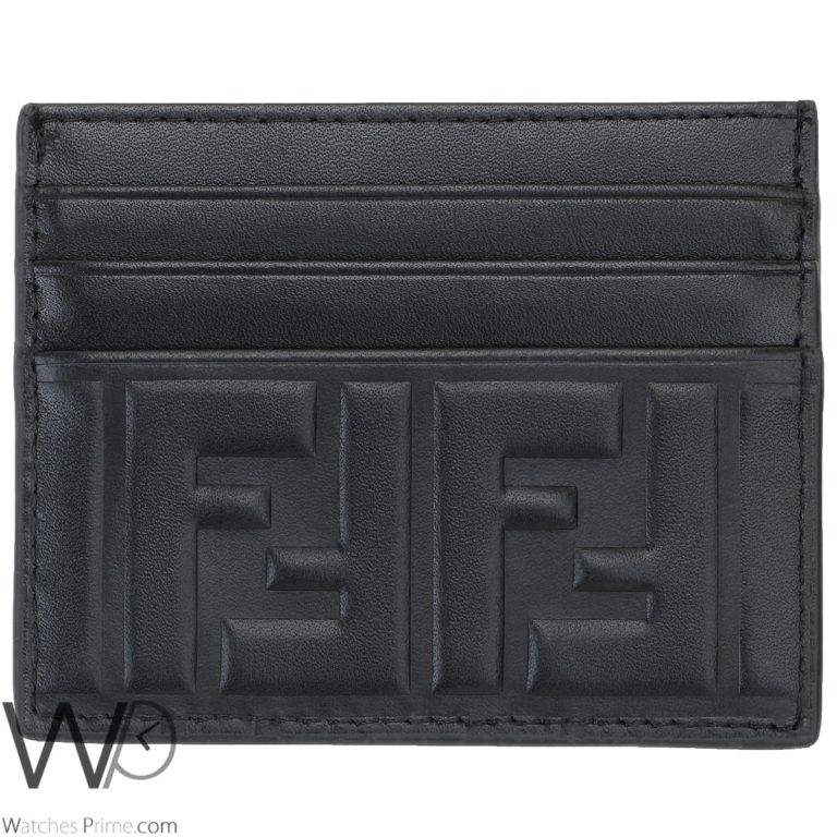 Fendi FF Card Holder Wallet For Men leather Watches Prime