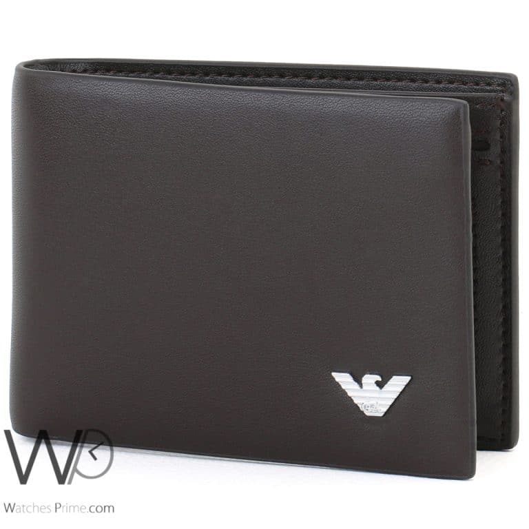 Armani Wallet Leather For Men Brown Watches Prime