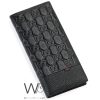 Gucci black leather long wallet