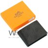 Hermes Paris Wallet Leather Black For Men | Watches Prime