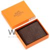 Hermes Paris Wallet Leather Brown For Men | Watches Prime