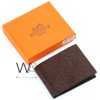 Hermes Paris Wallet Leather Brown For Men | Watches Prime