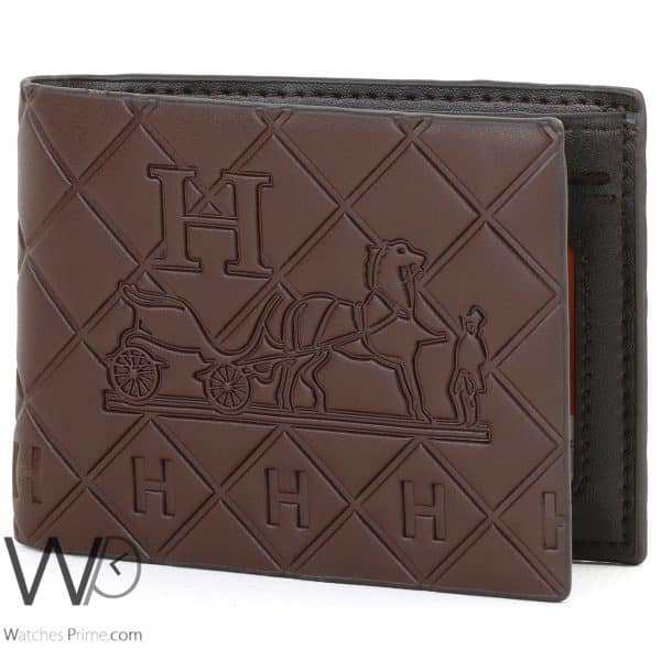 URBAN FOREST Kyle Leather Wallet For Men - Brown/Orange, Compact & Spacious, Gift Box Included