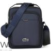 Lacoste crossbody messenger bag blue for men
