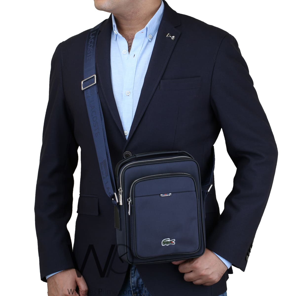 Crossbody Lacoste Messenger Bag For Men | Watches Prime