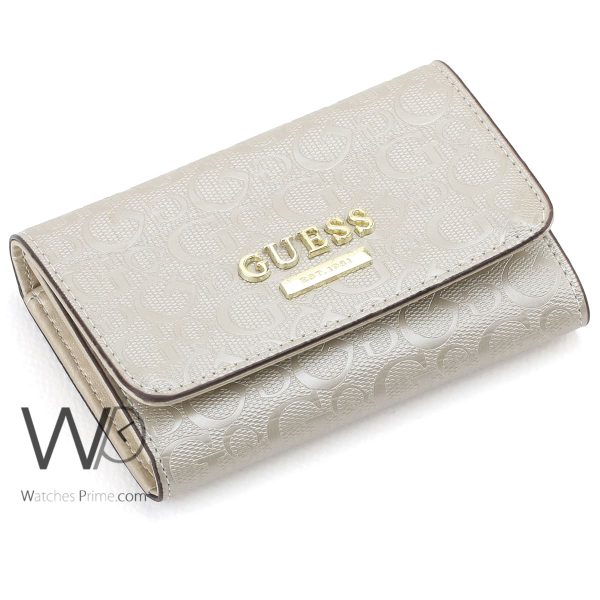 Guess Wallet Leather White Women Original Watches Prime