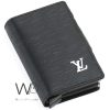 Louis vuitton pop up card holder wallet black lv