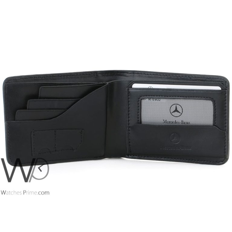Billetera Mercedes Cartera Mercedes Benz Cartera Bifold De Cuero