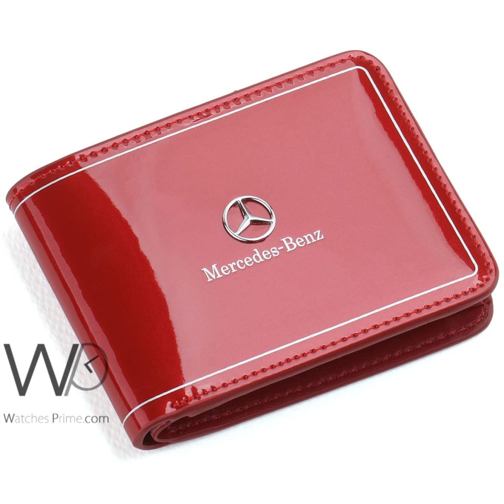 Mercedes Benz Wallet Red For Men Watches Prime