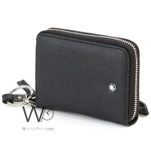 montblanc-black-card-holder-zipper-wallet