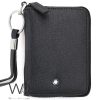 Mont blanc coin purse zipper wallet Black | Watches Prime