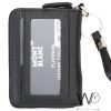 Mont blanc coin purse zipper wallet Black | Watches Prime