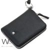 Mont blanc coin purse zipper wallet Black | Watches Prime