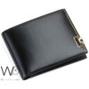 Montblanc black mens leather wallet