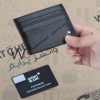 Mont blanc Holder Card Black Wallet For Men | Watches Prime