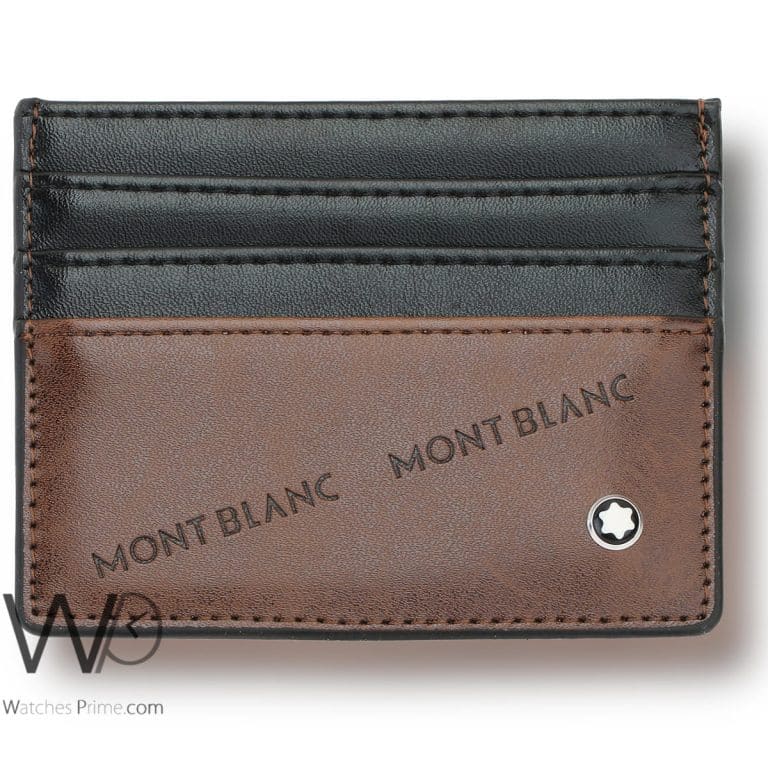 Mont blanc Holder Card Brown Wallet For Men Watches Prime