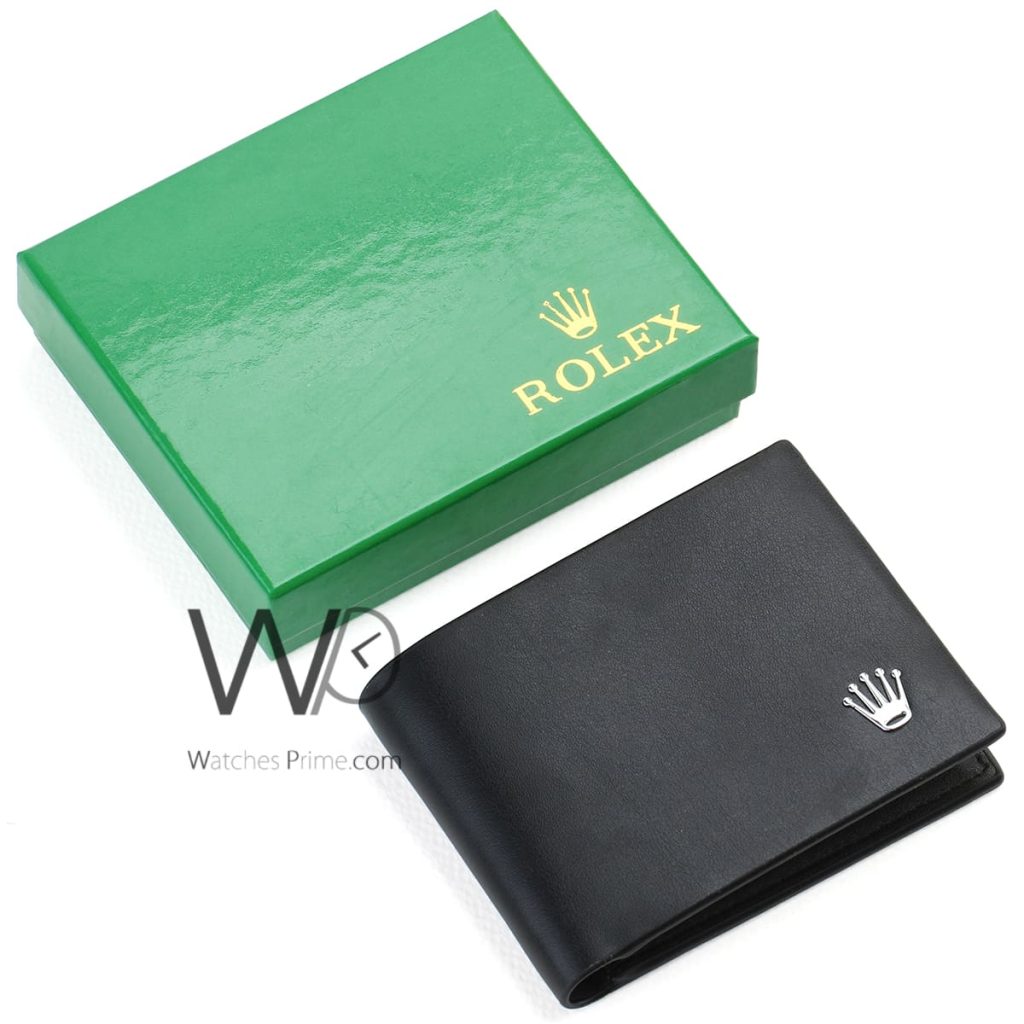 Rolex Wallet Leather Black For Men Watches Prime