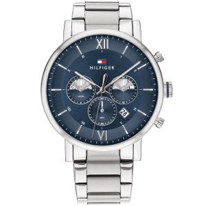 1710409-tommy-hilfiger-watch-men-blue-dial-stainless-steel-metal-silver-strap-quartz-battery-analog-chronograph-evan