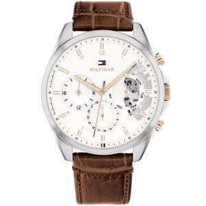 1710450-tommy-hilfiger-watch-men-white-dial-leather-brown-strap-quartz-battery-analog-monthly-weekly-date-baker