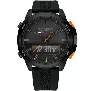 1791763-tommy-hilfiger-watch-men-black-dial-rubber-strap-quartz-battery-digital-analog-chronograph-jeans