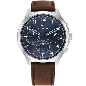 1791855-tommy-hilfiger-watch-men-blue-dial-leather-brown-strap-quartz-battery-analog-monthly-weekly-date-asher