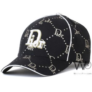 baseball-christian-dior-black-cotton-cd-patterned-cap