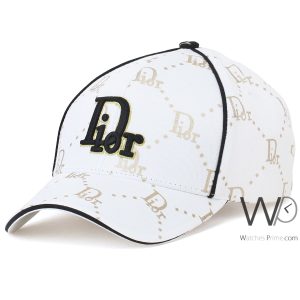 baseball-christian-dior-white-cotton-cd-patterned-cap