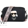 Black karl lagerfeld handbag crossbody wash bag