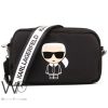 Black karl lagerfeld handbag crossbody wash bag