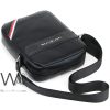 Leather Tommy Hilfiger Crossbody Bag For Men | Watches Prime
