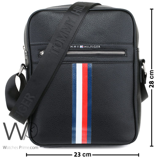 Leather Tommy Hilfiger Flag Cross body Bag | Watches Prime