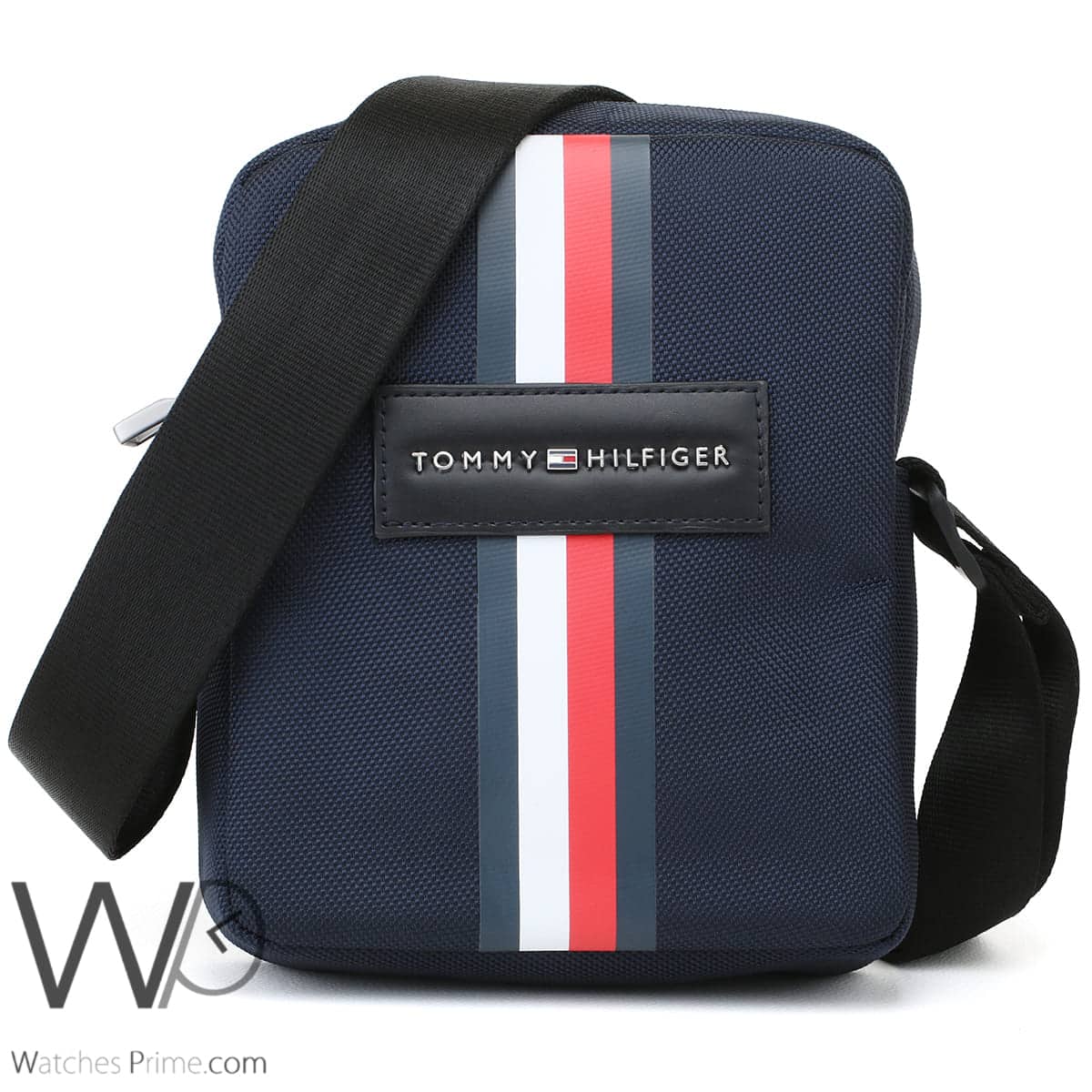 Blue Nylon Original Tommy Hilfiger Flag Crossbody Messenger Mens Bag