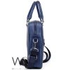 Tommy Hilfiger Laptop Blue Bag Leather Men | Watches Prime