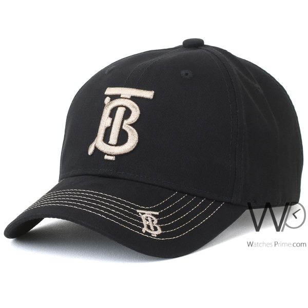 Burberry Black Cotton Cap (Baseball Hat) main image 1