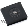 Burberry black genuine leather wallet for men