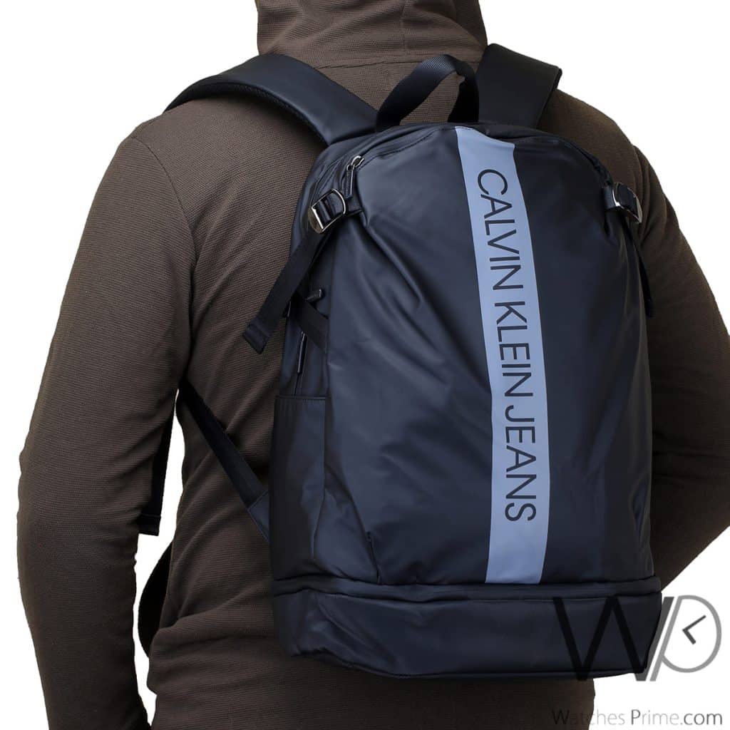 Calvin Klein Jeans CK Backpack Bag Black Men Watches Prime
