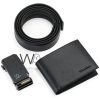 Calvin klein black genuine leather wallet and belt gift set ck