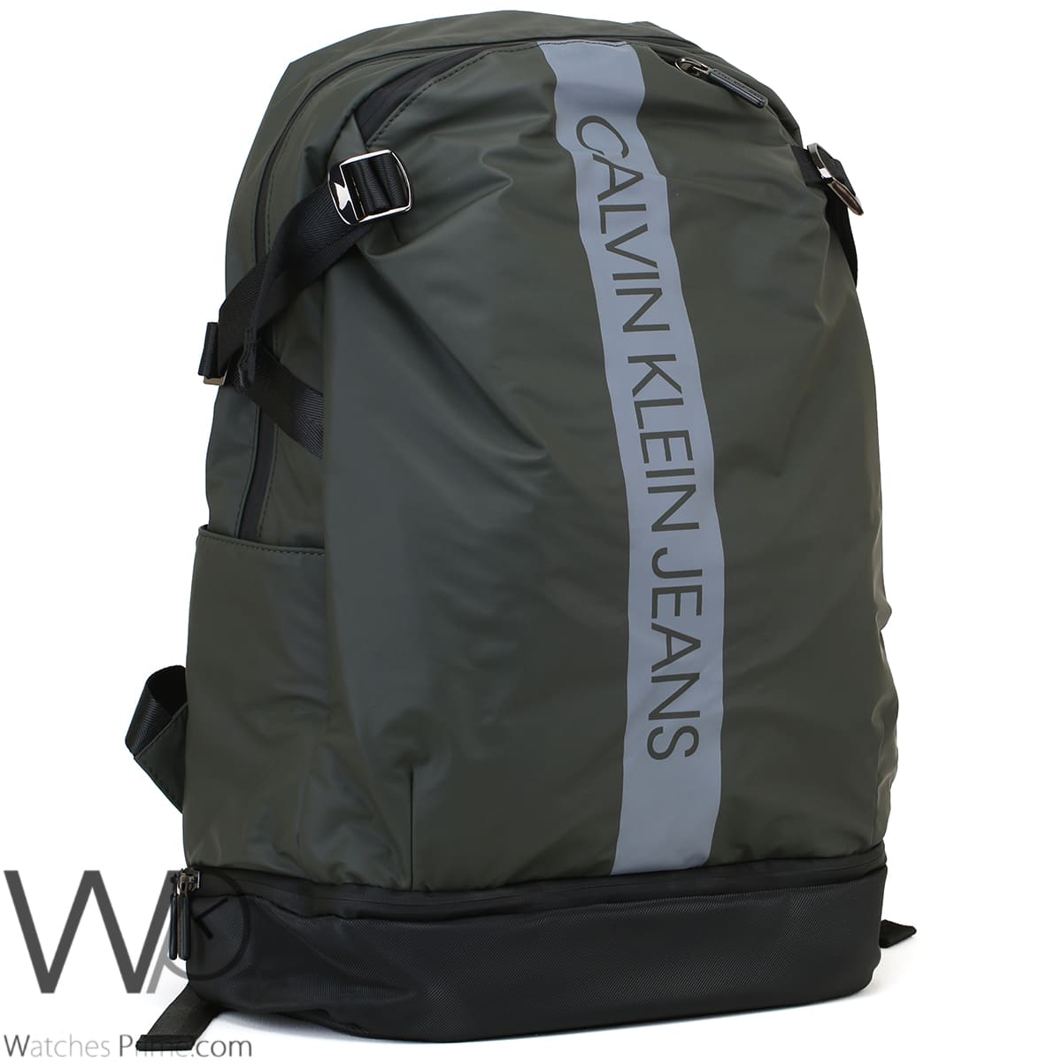 Calvin Klein Jeans Backpack Green Oily Bag | Watches Prime