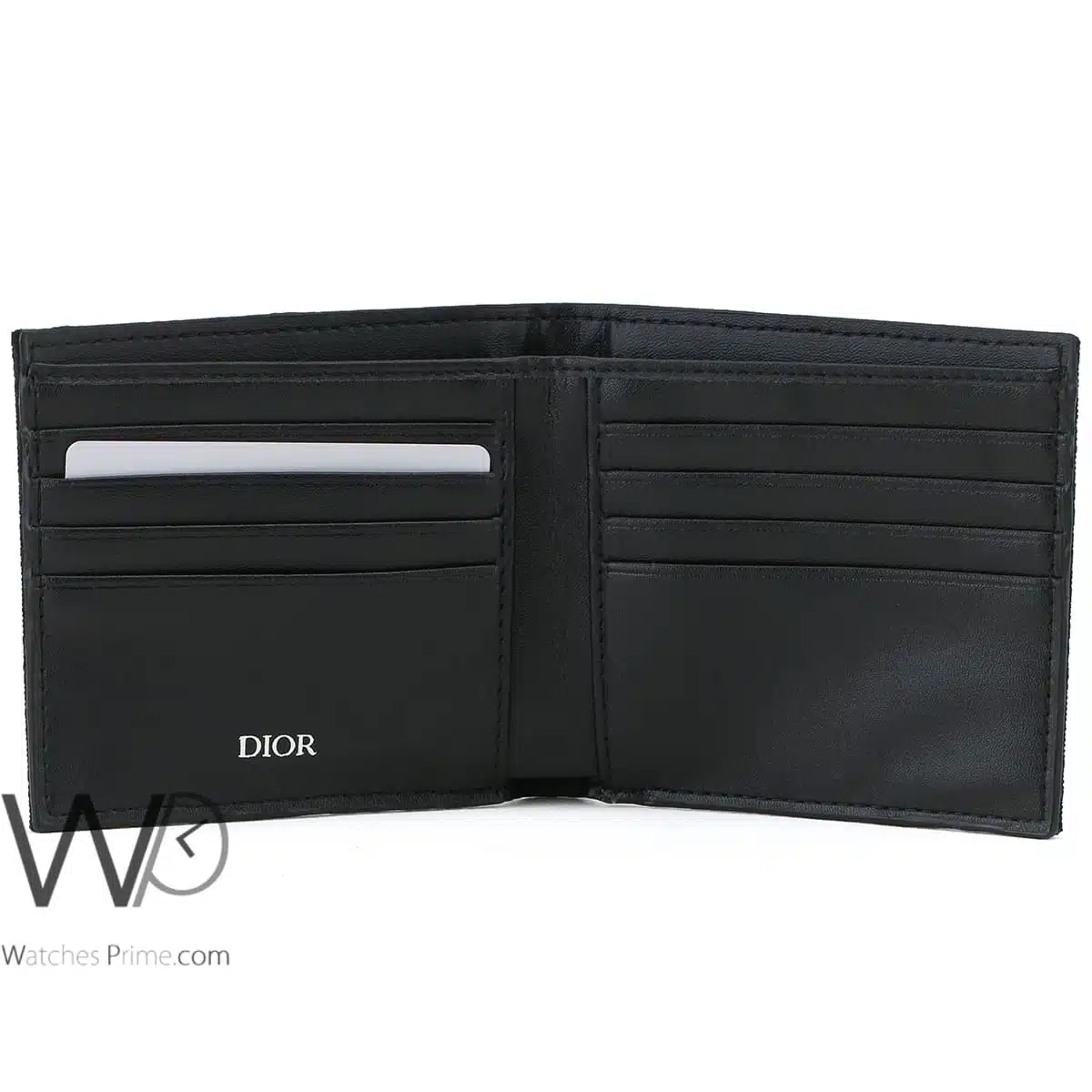 Dior Wallet Patterned Navy Blue For Men | Watches Prime