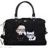 Duffle karl lagerfeld black shoulder bag