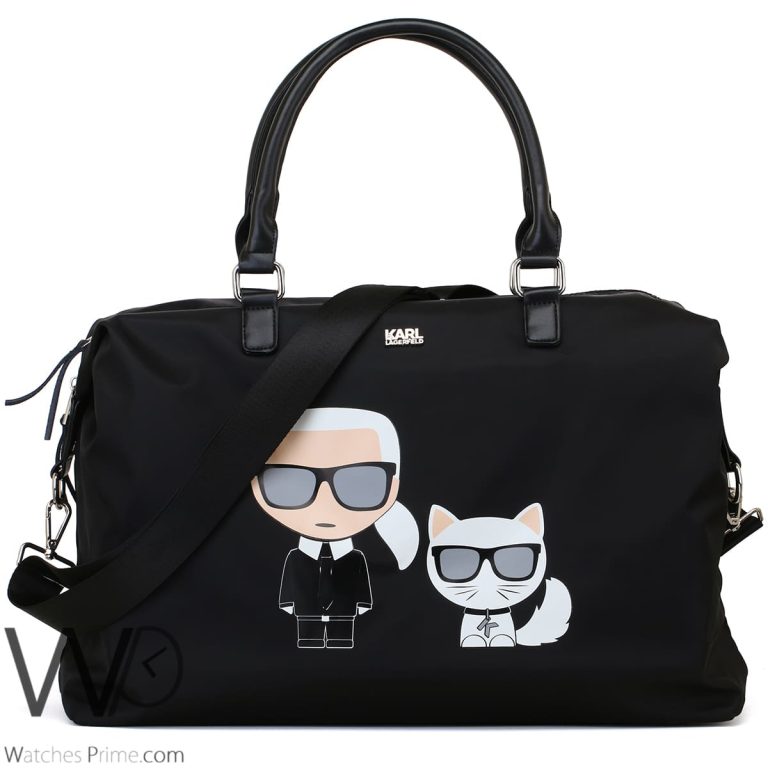 Karl Lagerfeld Shoulder Bag Duffle Nylon Men | Watches Prime