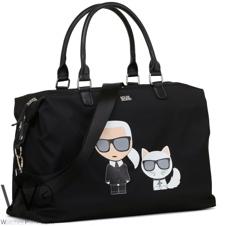 Karl Lagerfeld Shoulder Bag Duffle Nylon Men | Watches Prime