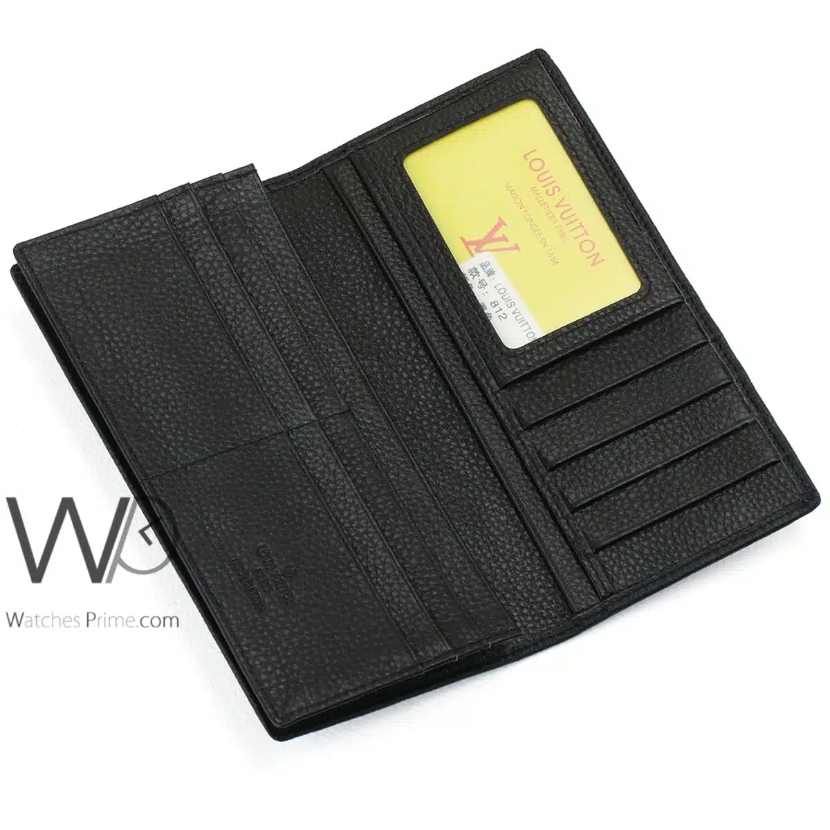 Louis Vuitton LV Long Wallet Black For Men Watches Prime