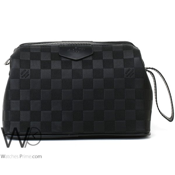 Louis Vuitton Handbag Bag Black Leather Men | Watches Prime