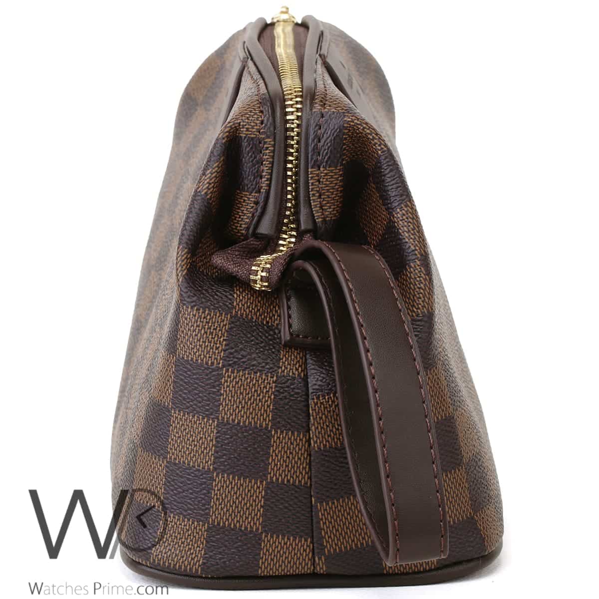 Leather 48h bag Louis Vuitton x Fragment Brown in Leather - 31727740