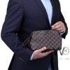 شنطة لويس فيتون LV يد جلد بني رجالي | واتشز برايم شنطة لويس فيتون LV يد جلد بني رجالي | واتشز برايم