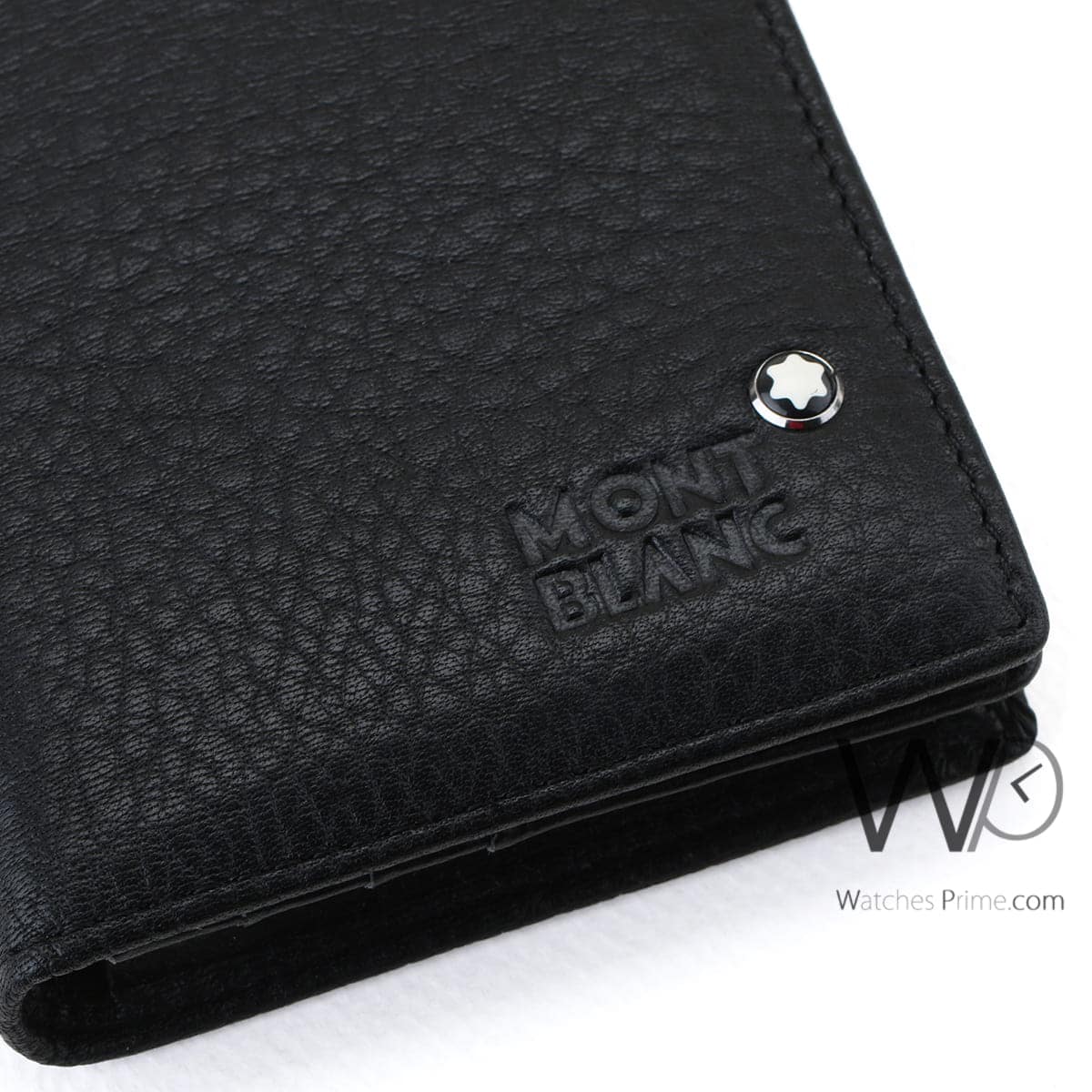 Montblanc Long Wallet Black Leather For Men | Watches Prime